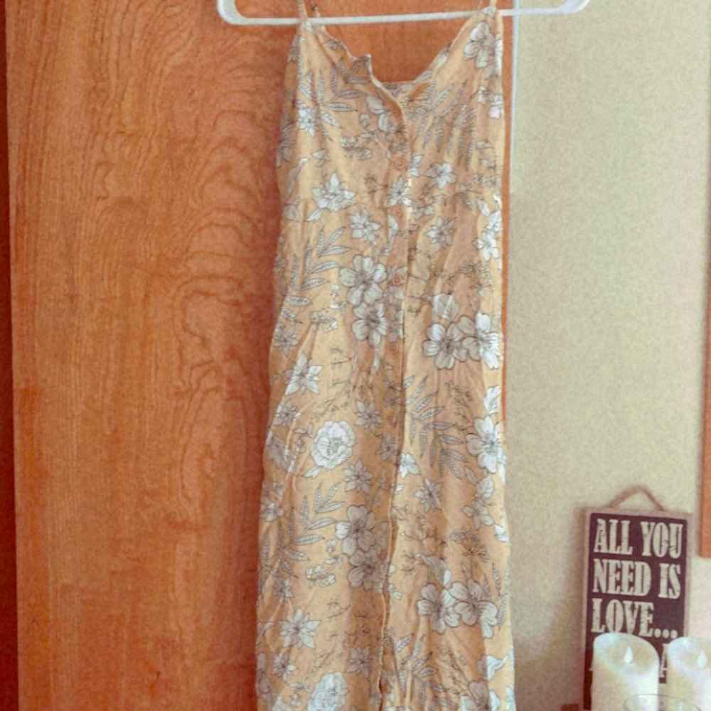 Flower design sun dress